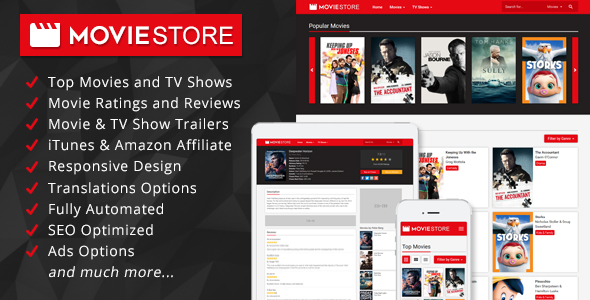 MovieStore v1.1 – Filmler ve TV Programları Ortak Komut Dosyası