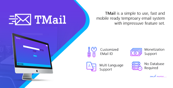 TMail v4.3.6 – Multi Domain Temporary Email System