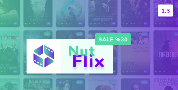 NutFlix v1.3 – Tv Series – Movies CMS – nulled