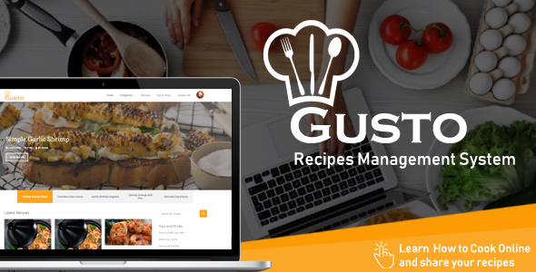 Gusto v1.4 – Recipes Management System