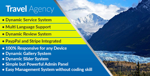 Travel Agency – Responsive Travel Agency Management System with Booking Engine