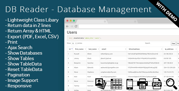 DB Reader – Database Management