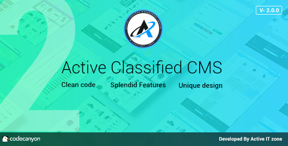 Active Classified CMS v2.0.0 – nulled