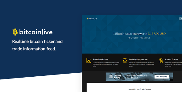 BitcoinLive – Realtime Bitcoin Prices & Info