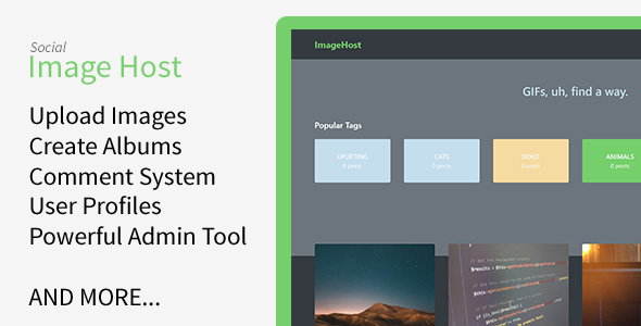 ImageHost v1.1.0 – Social Image Sharing