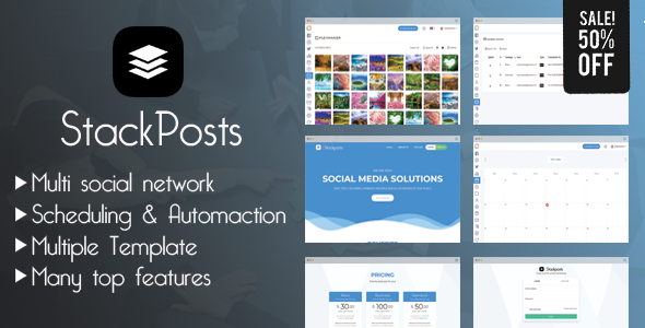 Stackposts v2.2 – Social Marketing Tool