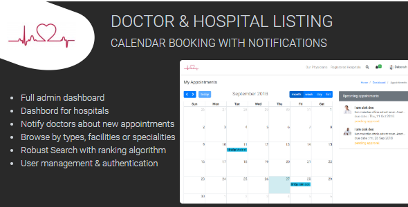Medixa – Doctor/ Hospital Listing with Booking