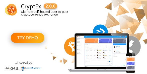CryptEx – Ultimate peer to peer CryptoCurrency Exchange platform (with self-hosted wallets)