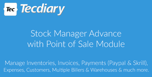 Stock Manager Advance with Point of Sale Module v3.4.11 – nulled