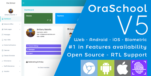 Ora School Suite v5.0 – Ultimate school management system