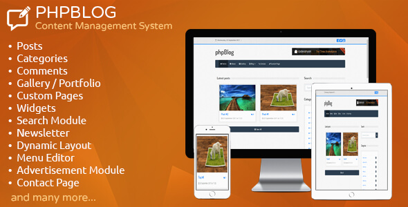 phpBlog v1.2 – Content Management System