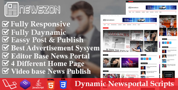News Paper – Dynamic News, Magazine and Blog Portal Script