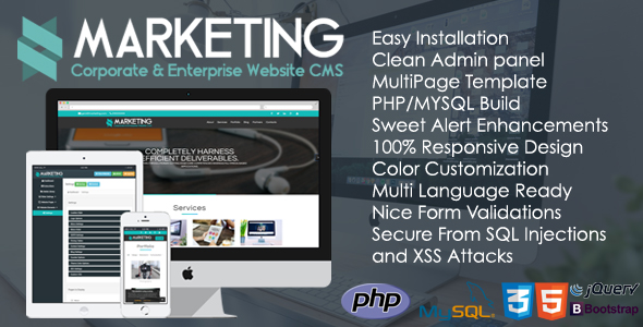 Marketing v1.0.1 – Corporate & Enterprise Website CMS