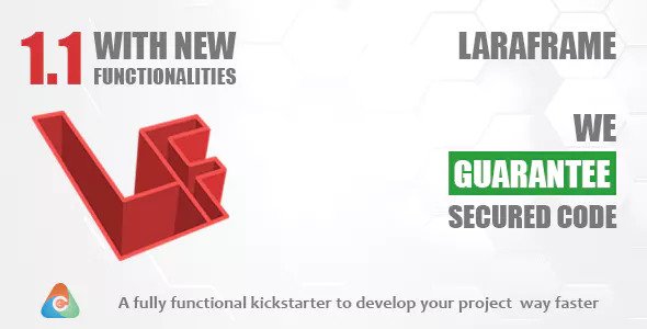 Laraframe – Laravel Kickstarter