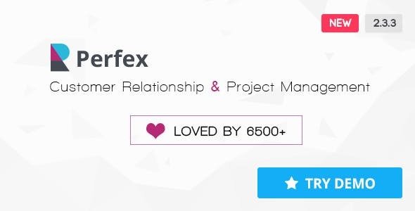 Perfex v2.3.3 – Powerful Open Source CRM