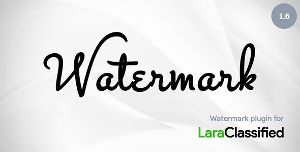Watermark add-on for LaraClassified v1.6