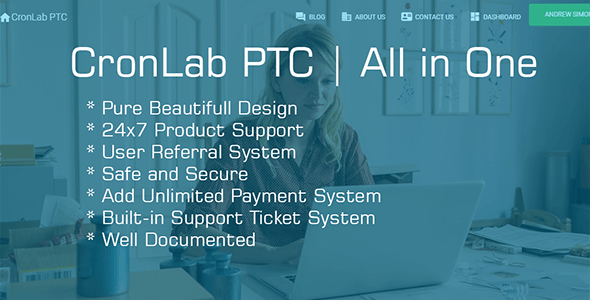 CronLab PTC v3.0 – All in One Script for PTC, HyIp, Crypto Trade & Money Investment