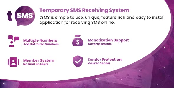 tSMS – Temporary SMS Receiving System