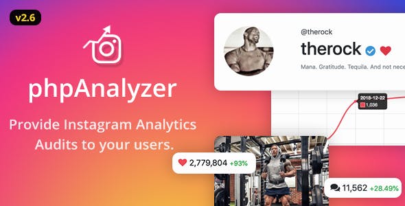 phpAnalyzer v2.6.2 – Instagram Analytics / Audit / Statistics Tool