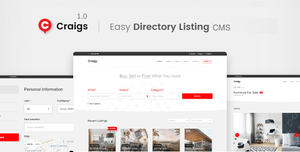 Craigs v1.0.1 – Classified Ads CMS Theme