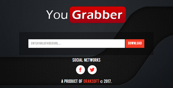 YouGrabber v1.0 – Premium YouTube Downloader & YouTube to MP3 Script