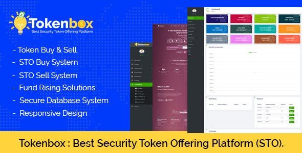 Tokenbox v1.0 – Best Security Token Offering Platform (STO) – nulled