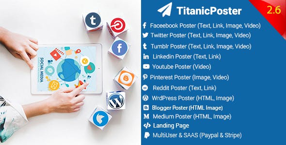TitanicPoster v2.6 – Social Media Posting Solution