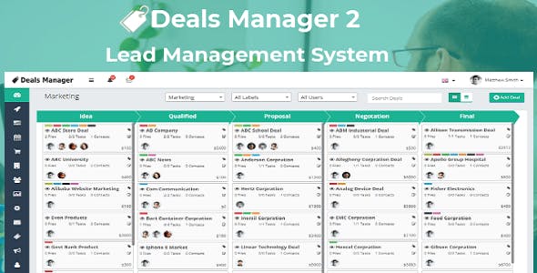 Deals Manager 2 CRM Deals Manager 2 CRM