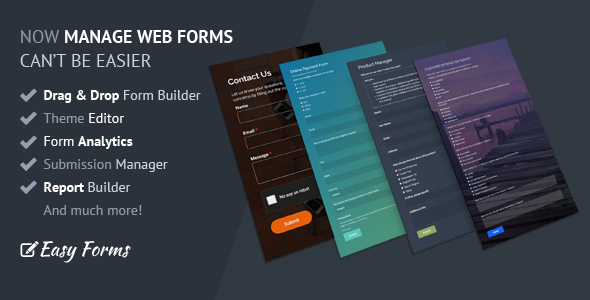 Easy Forms v1.7 – Advanced Form Builder and Manager – nulled