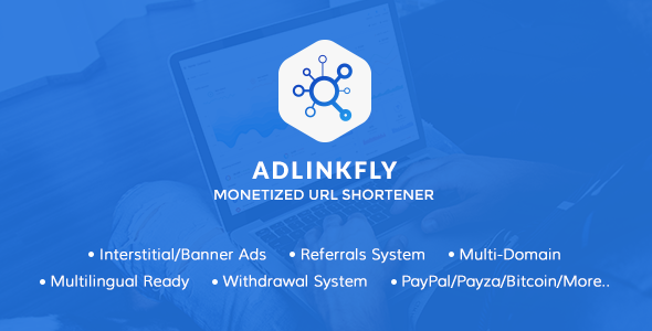 AdLinkFly v6.4.0 – Monetized URL Shortener – nulled