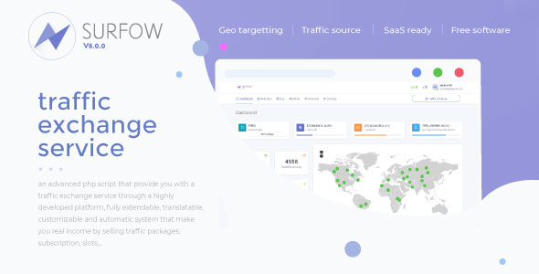 Surfow V6.1 – Traffic Exchange Service – nulled