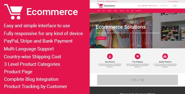 Ecommerce v1.5 – Responsive Ecommerce Business Management Script