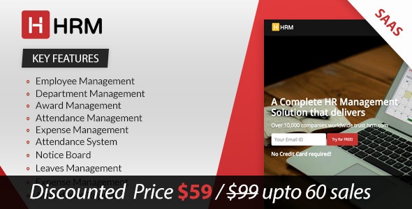 HRM SAAS v2.5.7 – Human Resource Management – nulled