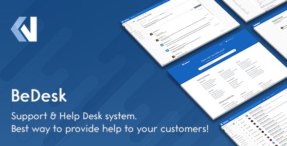 BeDesk v1.2.5 – Customer Support Software & Helpdesk Ticketing System