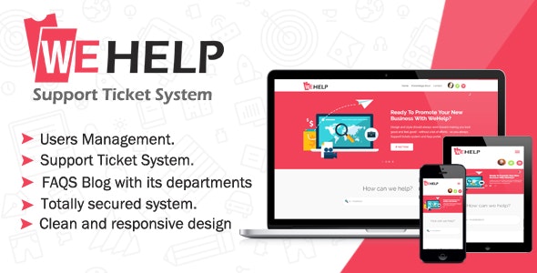 WeHelp v3.5 – Ticket Support System
