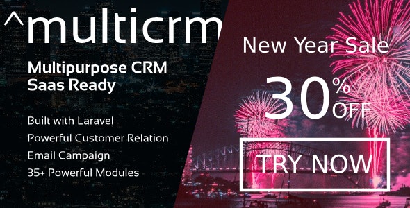 Multicrm v2.1 – Multipurpose Powerful Laravel CRM. Saas Ready