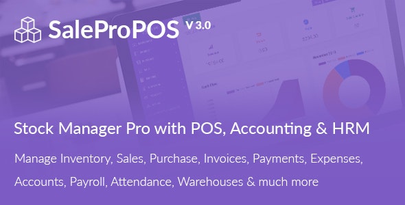 SalePro v3.1 – Inventory Management System with POS, HRM, Accounting – nulled