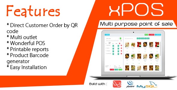 xPOS v1.0 – Multi purpose Point of Sale in PHP