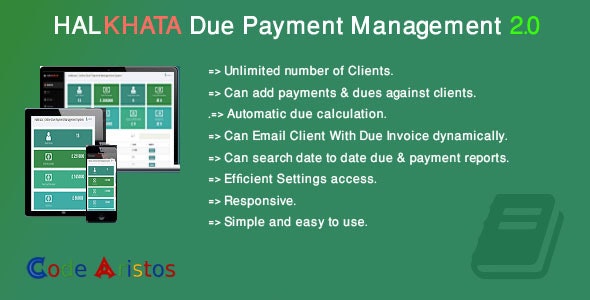 Halkhata v2.0 – Due Payment Management