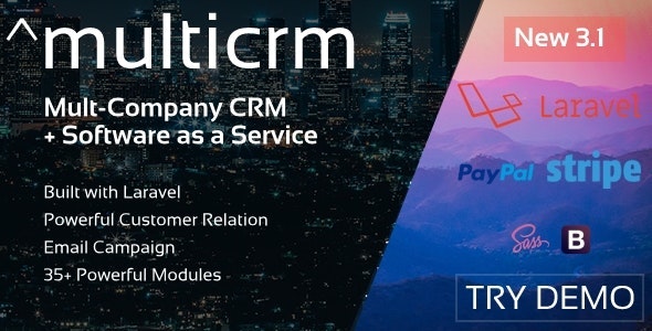 Multicrm v3.1.5 – Multipurpose Powerful Open Source CRM