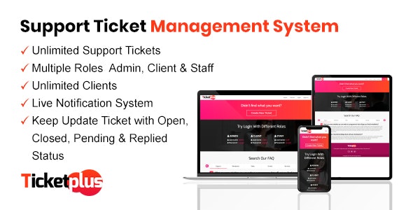 TicketPlus – Support Ticket Management System