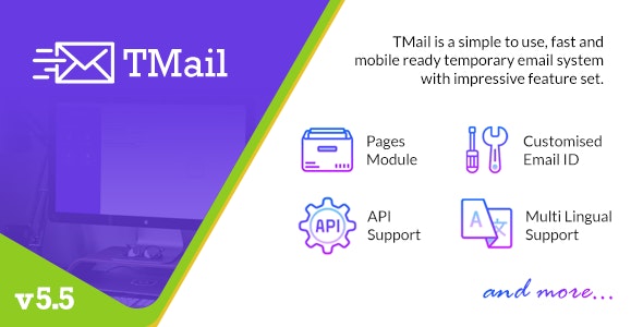 TMail v5.5 – Multi Domain Temporary Email System – nulled