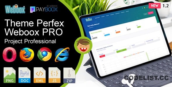 Weboox PRO v1.2 – Theme for Perfex CRM