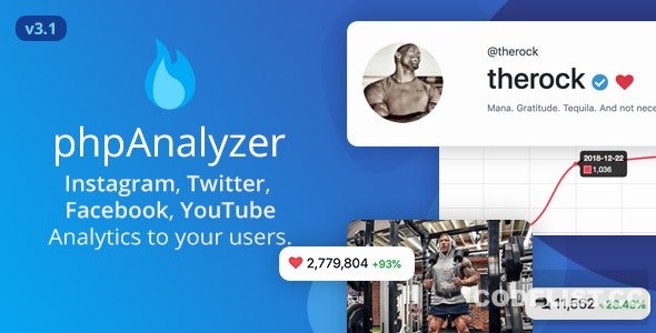 phpAnalyzer v3.1.4 – Social Media Analytics Statistics Tool ( Instagram, Twitter, YouTube, Facebook )