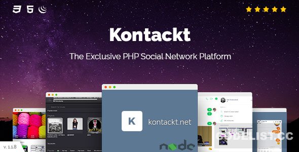 Kontackt v1.19 – The Exclusive PHP Social Network Platform – nulled