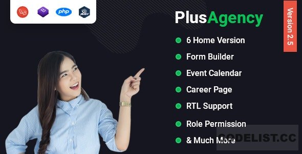 PlusAgency v2.5 – Multipurpose Website CMS & Business Agency Management System – nulled