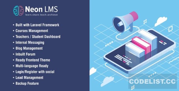 NeonLMS v4.6 – Learning Management System PHP Laravel Script