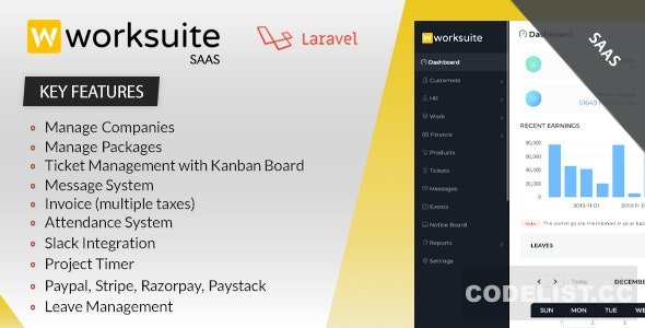 Worksuite Saas v3.7.2 – Project Management System
