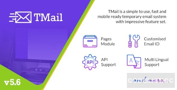 TMail v5.6 – Multi Domain Temporary Email System