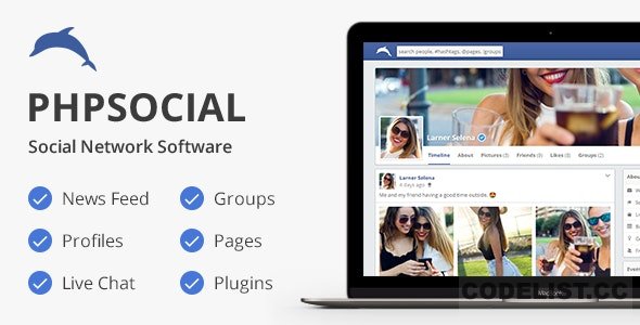 phpSocial v6.5.0 – Social Network Platform – nulled